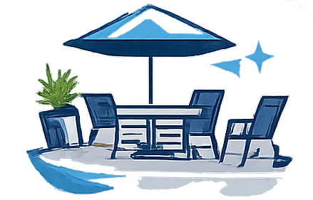 Patio cleaning icon
