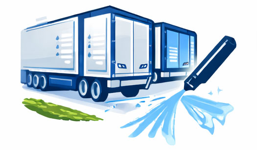 Commercial fleet washing