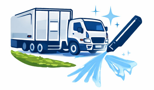 Trailer and transport unit washing